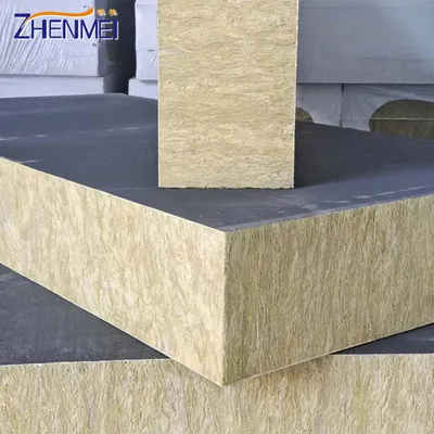 Sound Absorbing Wall Roof Lightweight High Quality Composite Rock Wool Board