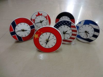 Glazed Ceramic Clock