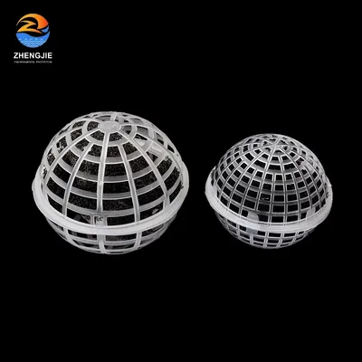 Wastewater Treatment PP Filter Ball Porous Suspended Ball Bio Filler
