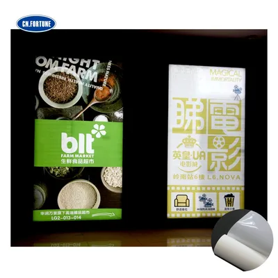 Eco-Friendly and Reusable Anti-Slip 190g Self-Adhesive PVC Plastic Pure Material Transparent Plastic for Printable