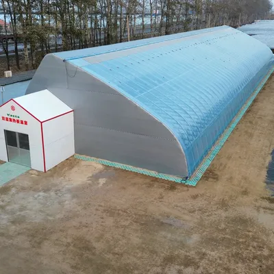 Double Layer Frame Solar Winter Greenhouse with Quilt for Cold Area