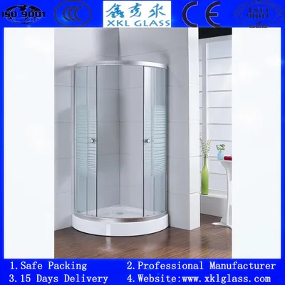 Bend Tempered Door Glass for Shower Room with CE&ISO9001