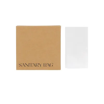 Cornstarch Hygiene Bag Disposable Hotel Plastic Sanitary Bag for Women
