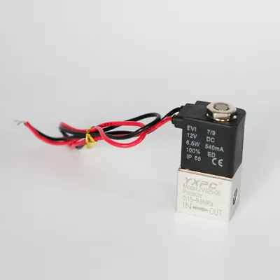 Car Air Compressor Nc 1/4 Mini DC 12V 2 Way Solenoid Valve