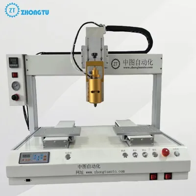 Zt-DJ441-02 Easy Operate Hot Melt Epoxy Glue Dispensing Machine Liquid Dispensing Robot