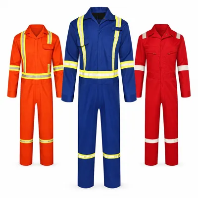 Flame Resistant Coverall Cat 2 Arc Flash Anti Static Workwear for Oil Gas Welding Electrical Utility OEM