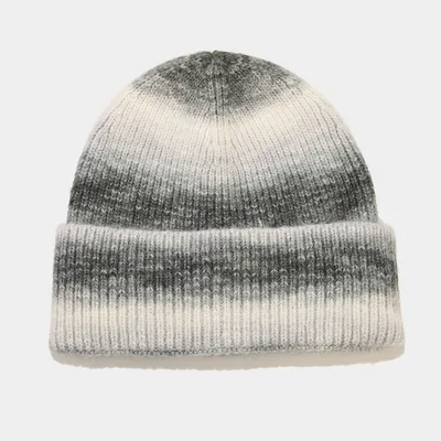 Custom Printing Chunky Winter Cap Slouchy Knit Cuff Beanie