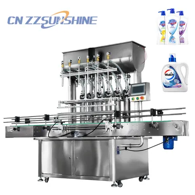 Factory Supply 4 Nozzles Bottle Filling Machine Production Line Customized 3000pbh Honey Juice Bottle Filling Capping Labeling Machine