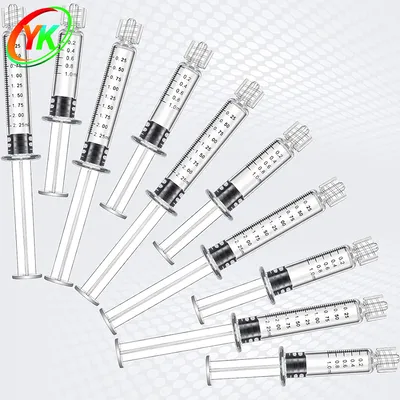 Luer Lock Long 2.25cc Glass Syringes Custom Child Resistant Prefilled Applicator