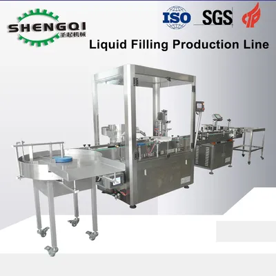 Automatic Hand Sanitizer Thimerosal Disinfectant Filling Capping Machine