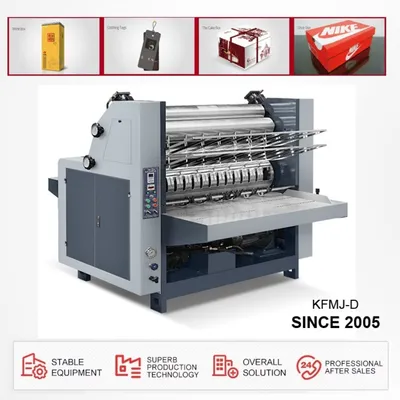 Customized Energy Saving Precise High Speed Cardboard Laminator Pasting Machine for Paper Bag Production