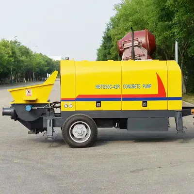 Concrete Pumping Machine Portable Mortar Cement Mini Small Diesel Motor Concrete Pump