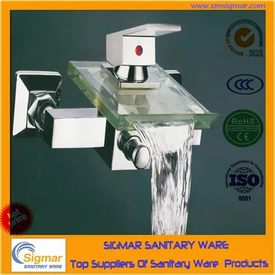 Modern Single Lever Water Faucet Polished Brass Bathroom Basin Faucet