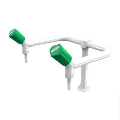 Laboratory Double Exit Faucet White