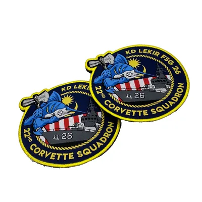 Iron-on and Sew-on Woven Badge Patches for Apparel