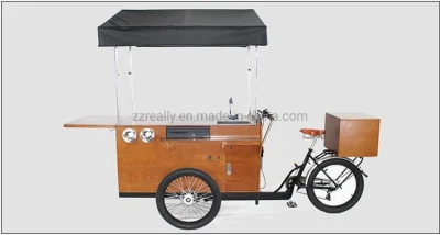 Electric Mobile Coffee Ice Cream Food Cart Cargo Bike for Sale