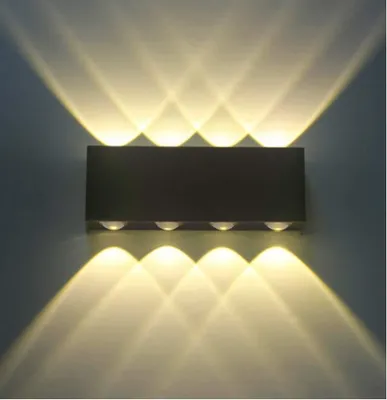 8W LED Wall Light Fixture for Indoor or Outdoor