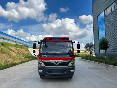 Heavy-Duty Fire Truck with Advanced Rescue Features and Equipment