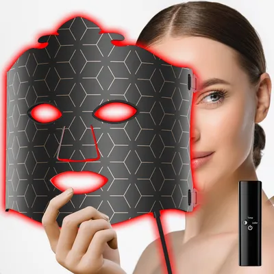 LED Red Light Therapy Mask for Comprehensive Skin Treatment
