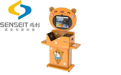 Direct Selling 21.5-Inch UHF Self-Service Checkout RFID Library Automation Must-Have Self-Service Check-in Kiosk for Children