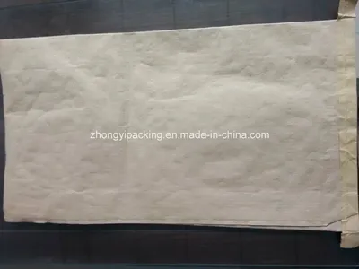 25kg Plastic Customized PP Woven Bags Carrier Gupsum