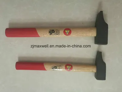 French Type Machinist Hammer with Wood Handle