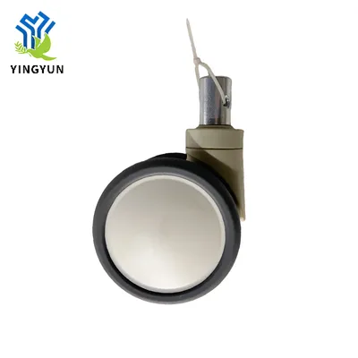 OEM/ODM 3 Inch 4 Inch TPU Rubber TPR Plastic Twin Swivel Medical Castors