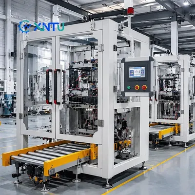 Automatic Case Packer Machine Easy Operation for Beverage Bottles and Trays