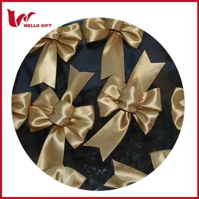 2018 Hand Made Decorative Satin Bows Factory