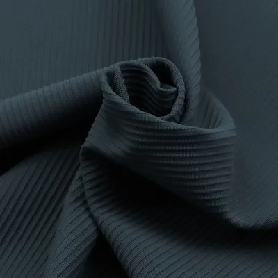 Ribbed Quick-Dry Sportswear Nylon Fabric for Soft Comfortable Feel