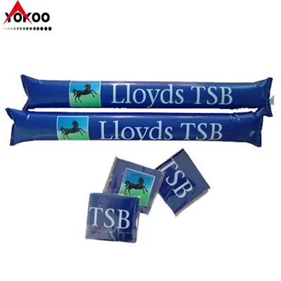 Promotional Gifts Logo Printing PE Inflatable Cheer Sticks