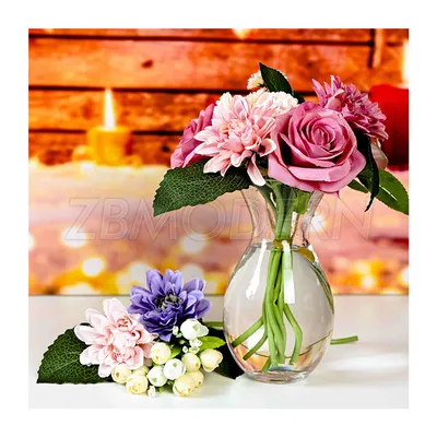 Wind Nordic Style Retro Luxury European Home Decor Glass Vase