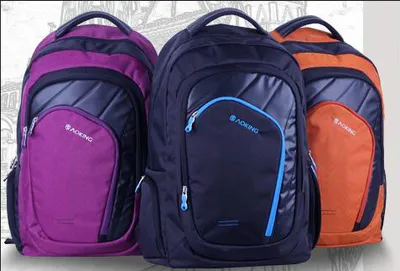 High Grade Polyester School Bag with Computer Layers