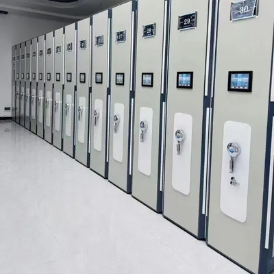 Easy Operated Space Saver Archival Documentation Compactor Storage Shelves