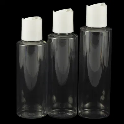 Pet Bottle with Disc Top Cap