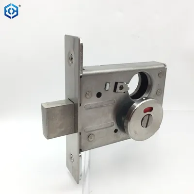 American Style Stainless Steel ANSI Small Mortise Deadbolt Lock with Indicator