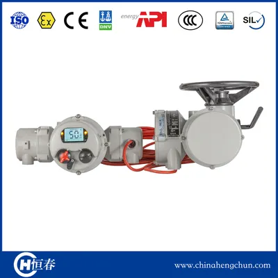Intelligent Multi Turn Split Type Electric Actuator for Power Plant/ IP68/Bt4/CT4