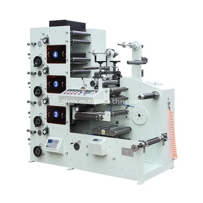 Four Color IR Dryer Self-Adhesive Label Flexo Printing Machine with Die Cutting Lamination