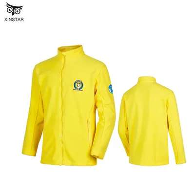 Stand-up Collar Fleece Long Sleeve Coat Men's Watercolor Hooded Sweatshirt