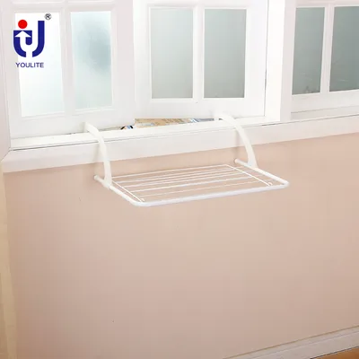 Houseware Light Weight White Folding Towel Rack