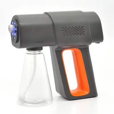China Factory Suply Disinfect Wireless Electronic UV Sprayer Gun Santizer Nano Gun with Battery 380ml