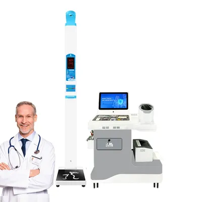 Sh-T16 Touchscreen Interactive Health Kiosk for Corporate Employees with 40 Body Indicators