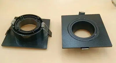 LED Downlight Housing Light Recessed GU10 MR16 COB Spotlight Housing Square Round Gu5.3 LED Modules