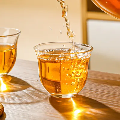 Clear Lead Free Crystal 65ml Heat Resistant Small Glass Tea Tasting Cups for Household Party