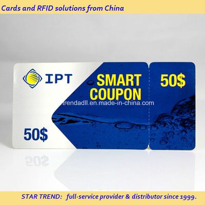 Plastic Combo Card - a Credit Card with a Fob Attached