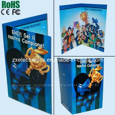 Fashionable Sound Greeting Card for Promotional Gifts