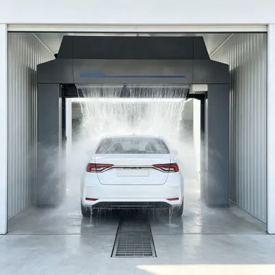 Premium Grade Automatic Car Wash Machine with Anti Collision Warning and Sensors