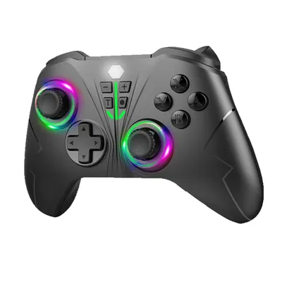 Colorful LED Wireless Controllers for Switch/Lite/OLED Joystick Gamepad with Programming Vibration Game Controle for PC/PS/TV