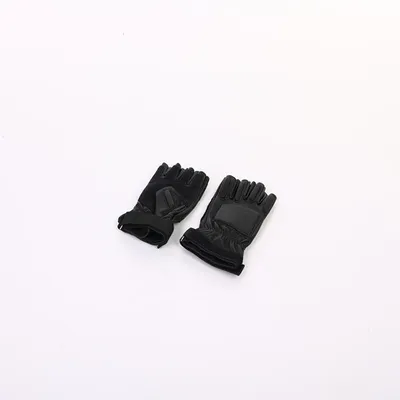Factory Wholesale Durable Sheepskin Tactical Half Finger Gloves for Training