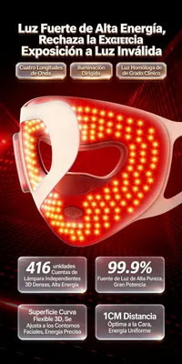 New Red Light Mask Beauty Device, Photon Skin Rejuvenation Mask Device